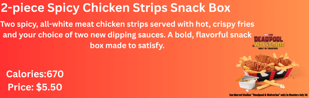 JACK PACK W CHICKEN SANDWICH 66